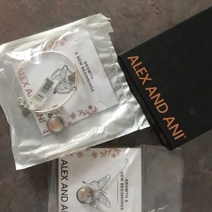 Alex and Ani Butterfly Set